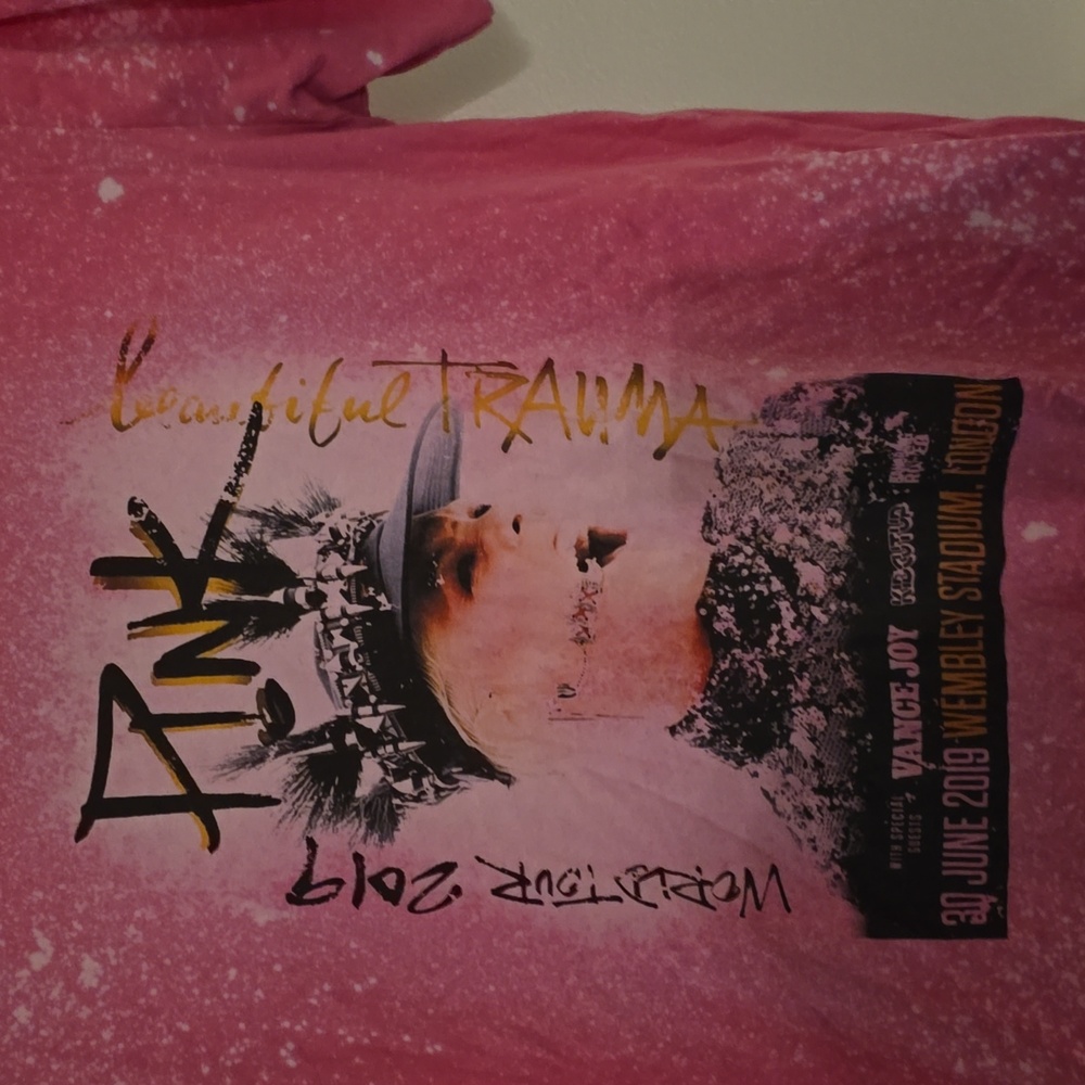 "Pink" bella canvas tee - Picture 4 of 5